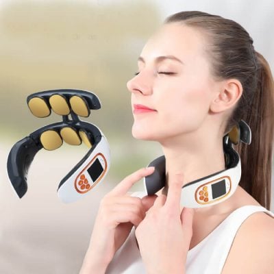 Hands-Free Neck Massager with Heat for Neck Pain Relief | REPOSEPOINT