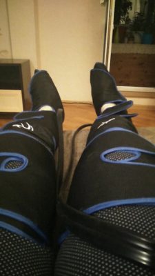 Full Air Compression Leg Massager with Heat Therapy for Recovery & Circulation photo review