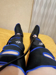 Full Air Compression Leg Massager with Heat Therapy for Recovery & Circulation photo review
