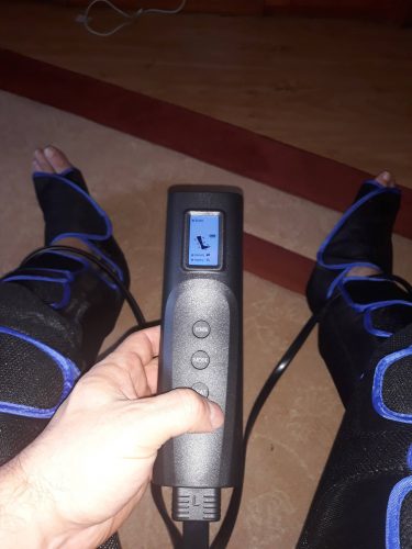 Full Air Compression Leg Massager with Heat Therapy for Recovery & Circulation photo review