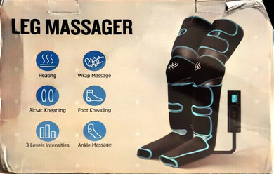Full Air Compression Leg Massager with Heat Therapy for Recovery & Circulation photo review