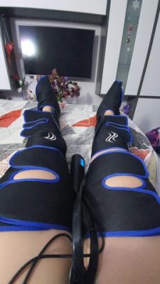 Full Air Compression Leg Massager with Heat Therapy for Recovery & Circulation photo review