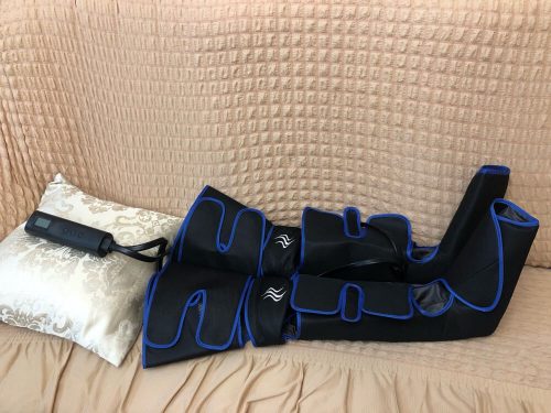 Full Air Compression Leg Massager with Heat Therapy for Recovery & Circulation photo review