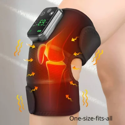 Say Hello to Comfort: Multi-Functional Knee Massager Brace with Soothing Heat