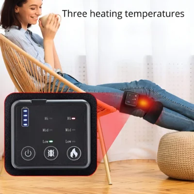 Say Goodbye to Knee Discomfort with Heat and Vibration in our Wireless Brace