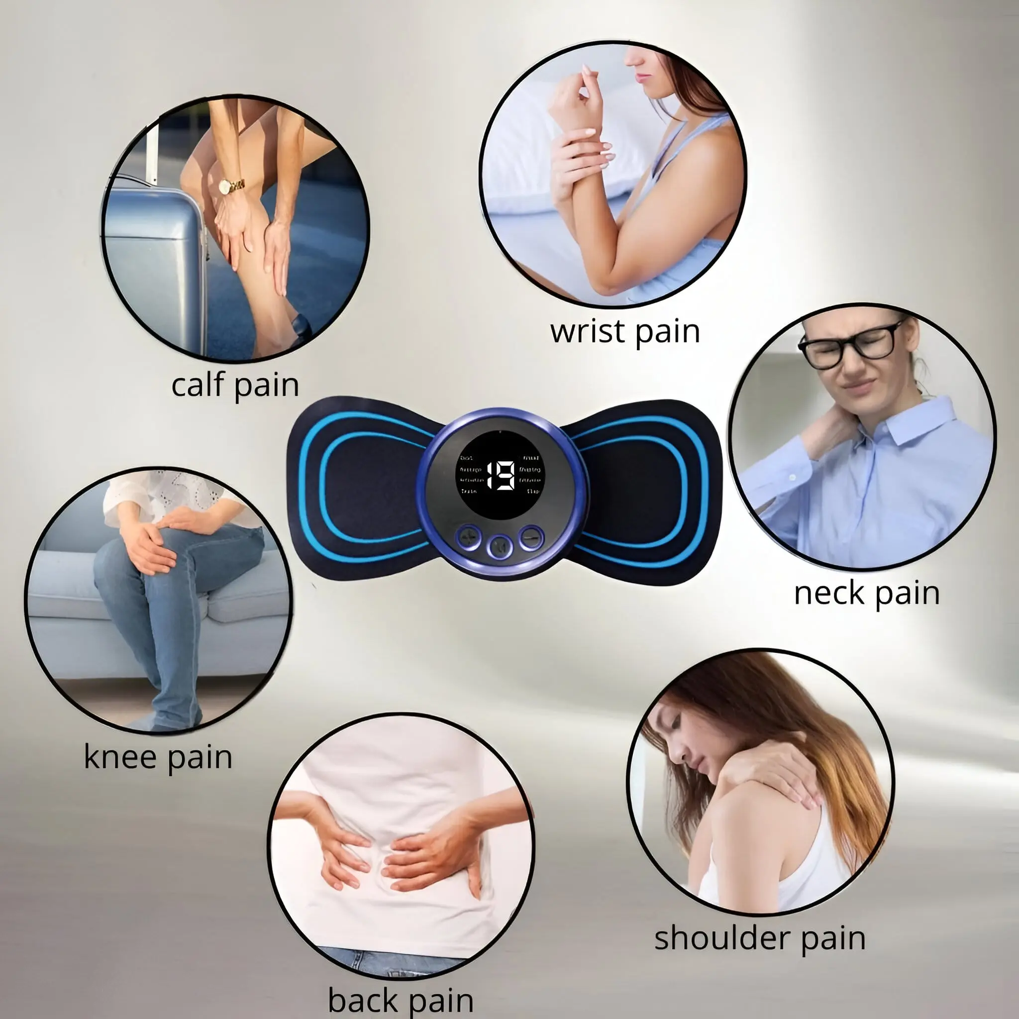 EMS Electric Pulse Muscle Stimulator body Massager – The Massage Store