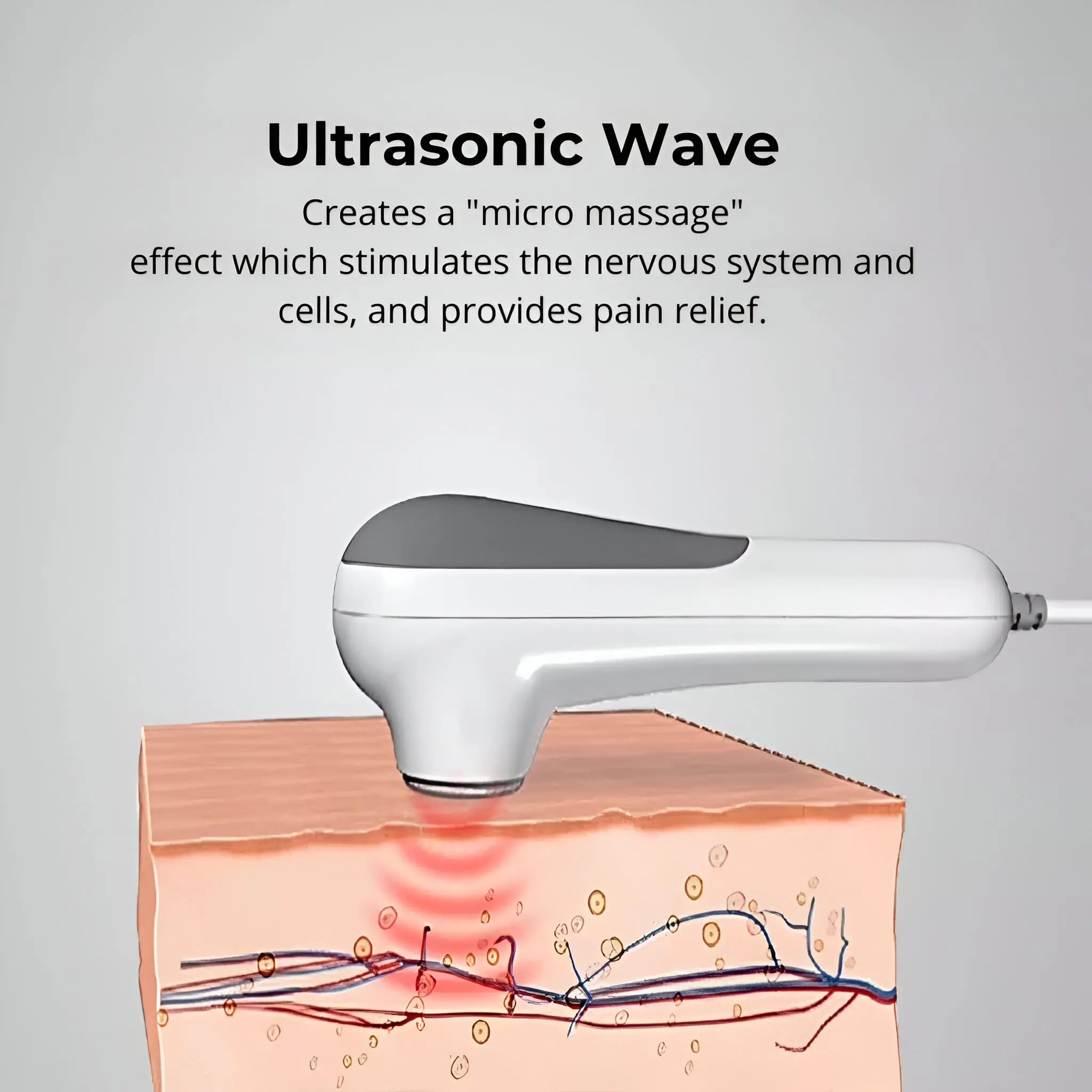 1 MHz Professional Ultrasound Therapy Machine for Pain Relief and  micro-massage