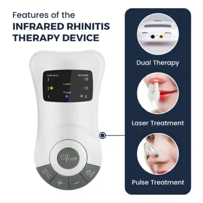 infrared rhinitis therapy device