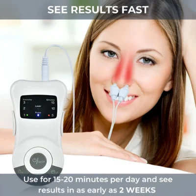 infrared rhinitis therapy device