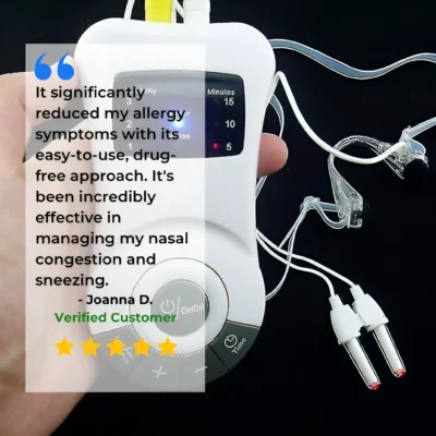 infrared rhinitis therapy device