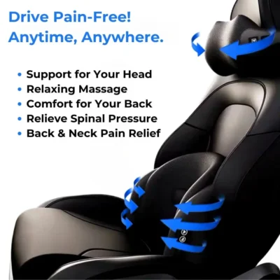 Car Seat Massager - Ergonomic Design for Ultimate Comfort and Relaxation in Vehicles