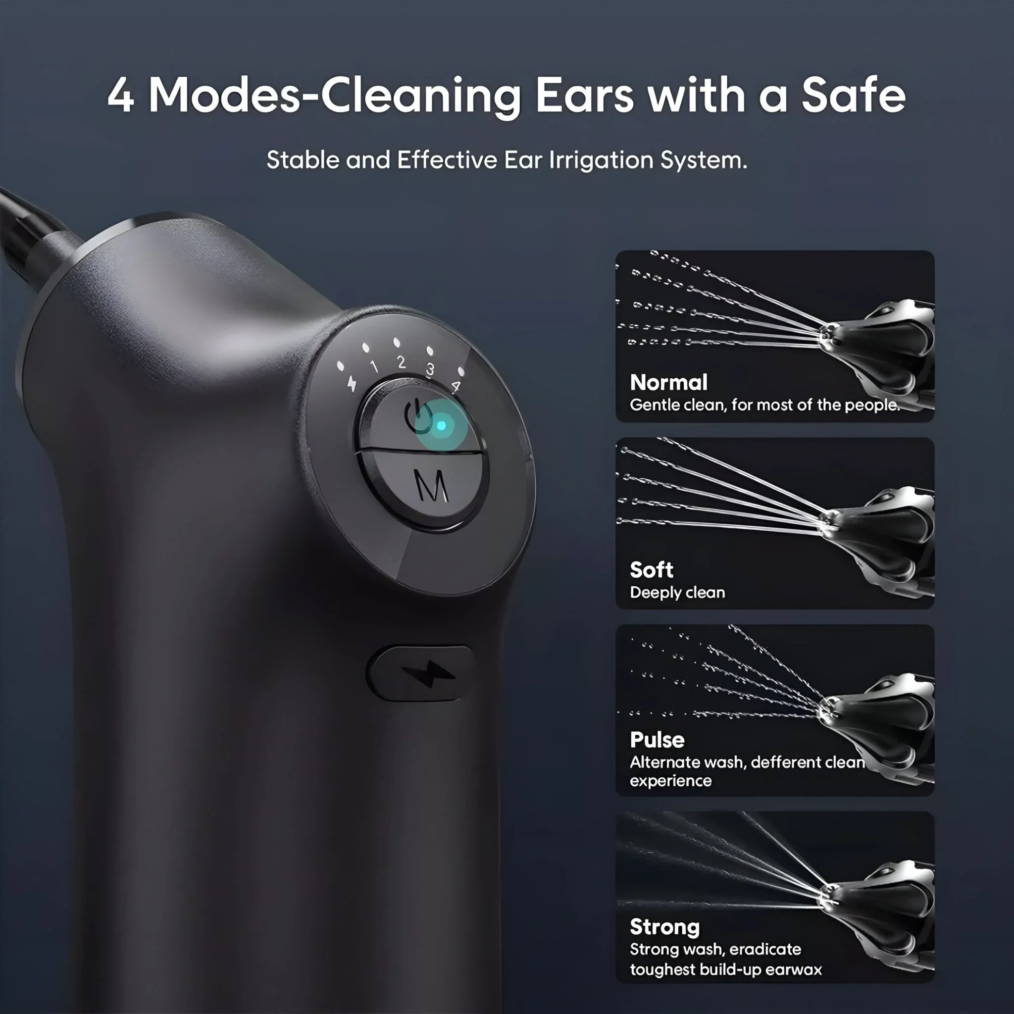 Water Powered Ear Cleaner And Ear Wax Removal Kit