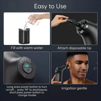 Water Powered Ear Cleaner And Ear Wax Removal Kit