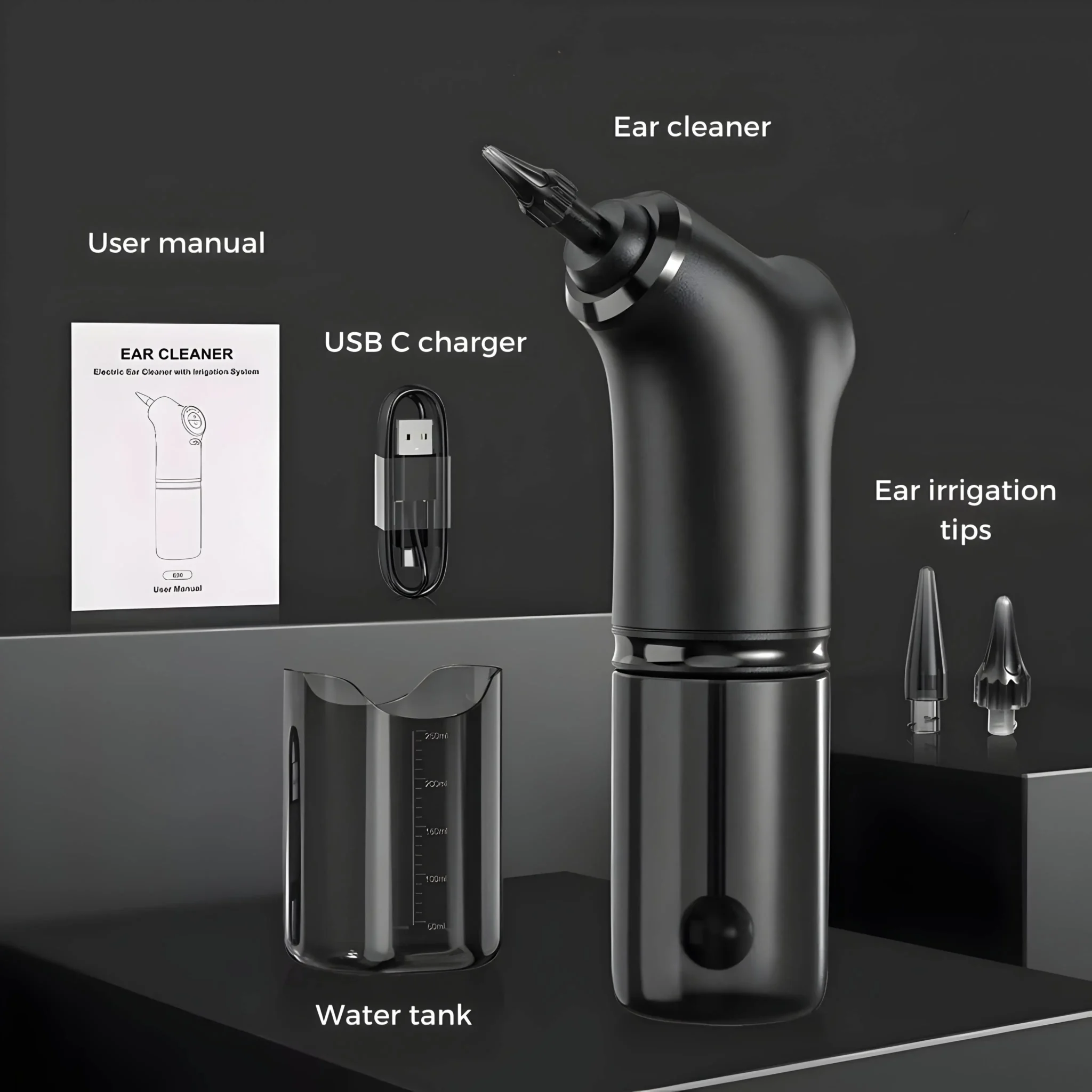 Water Powered Ear Cleaner And Ear Wax Removal Kit