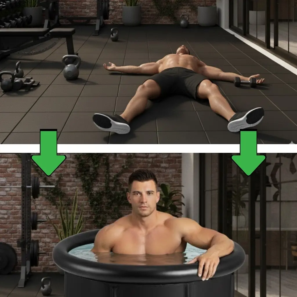 Inflatable Ice Bath Tub for Home