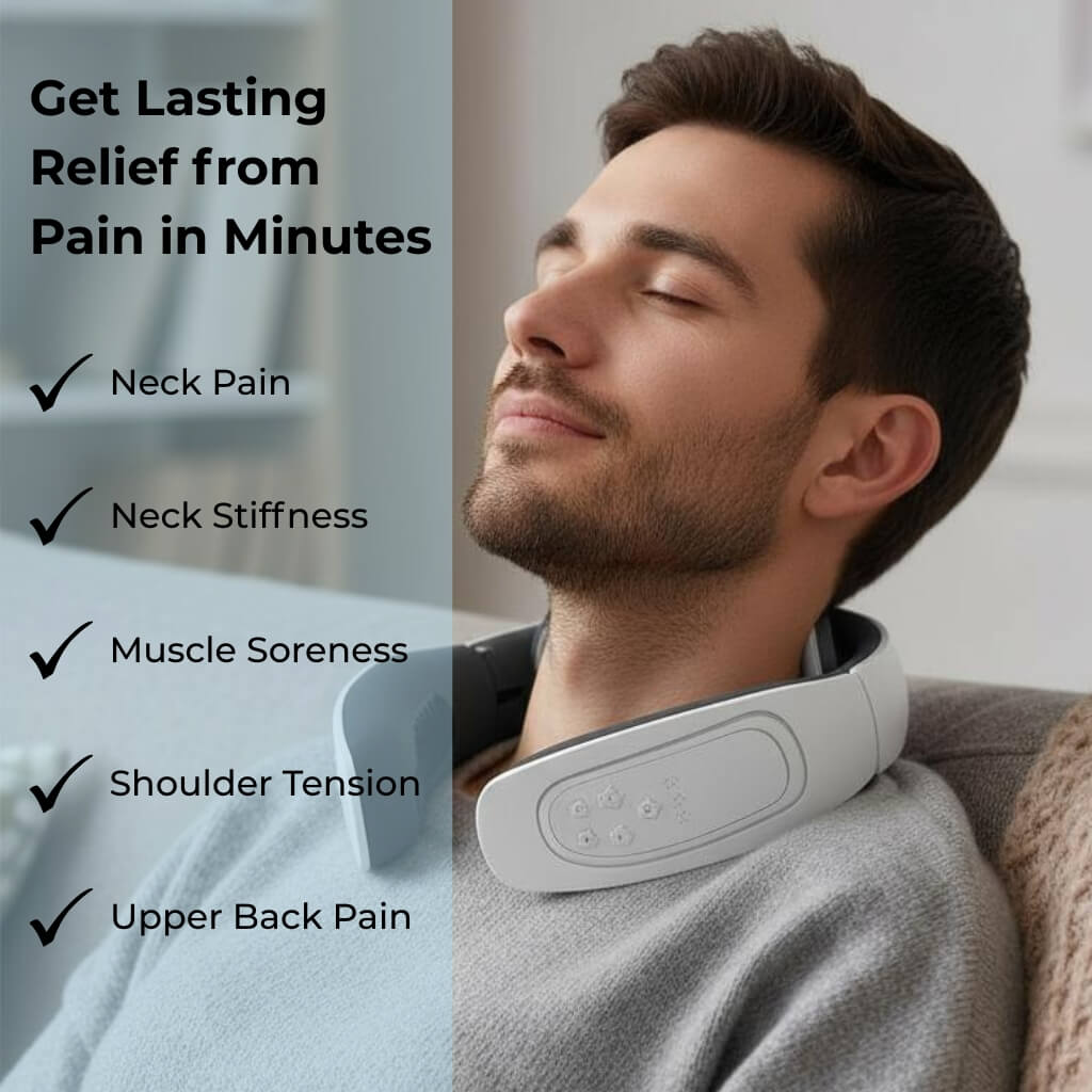 Electric Pulse Neck Massager For Neck Pain Relief - Image 2